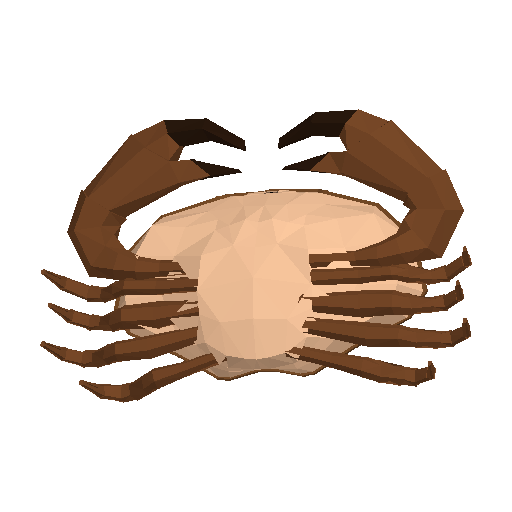 3D preview of Brown Crab