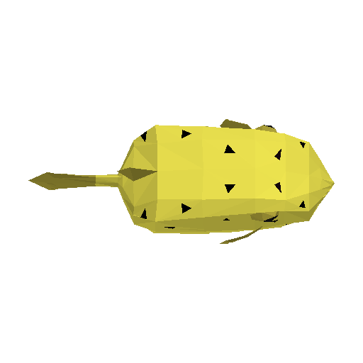 3D preview of Yellow Boxfish