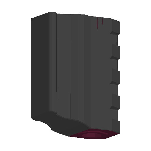 Pistol Compensator model view 2
