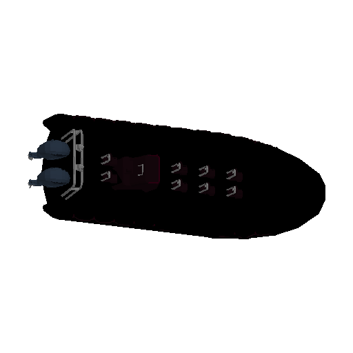 Military Boat model view 2