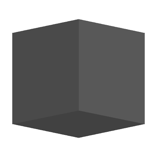 Cube model view 4