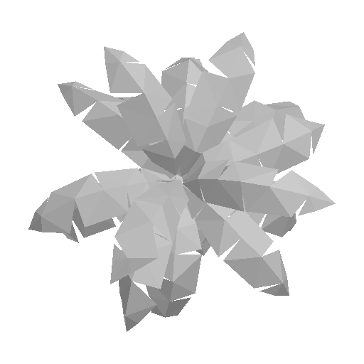 Palm Leafs model view 3