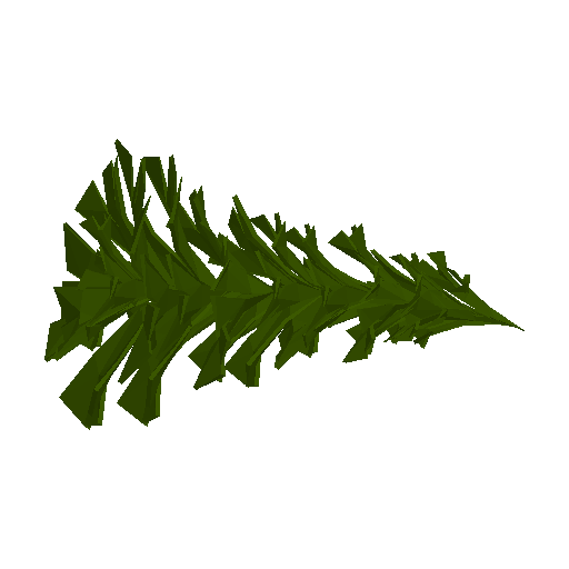Pine Tree Leafs model view 5